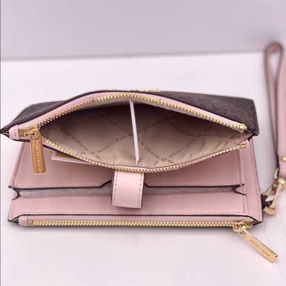 Michael Kors DoubleZip Wallet Wristlet Phone Case - Picture 3 of 5